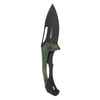 SOG Bulwark FLK knife in OD Green, featuring a high-performance D2 steel blade and ergonomic handle design.