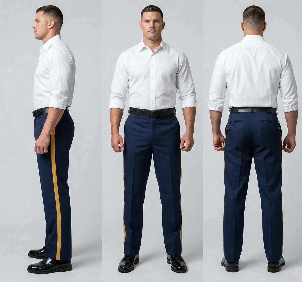 First Class Uniforms Striped Polyester Uniform Pants/Slacks SP12