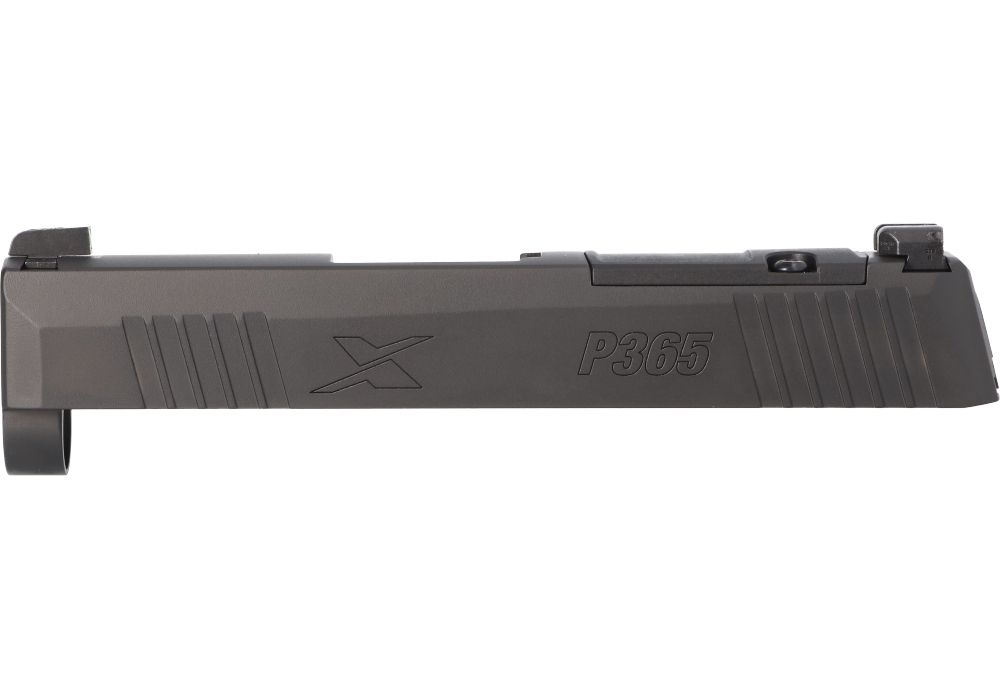 SIG Sauer P365X slide assembly with XRAY3 sights, 9mm, 3.1in, micro optic-ready design.