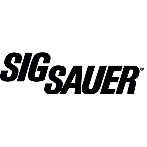 SIG SAUER logo representing quality firearms and accessories, showcasing brand identity and expertise in the industry.