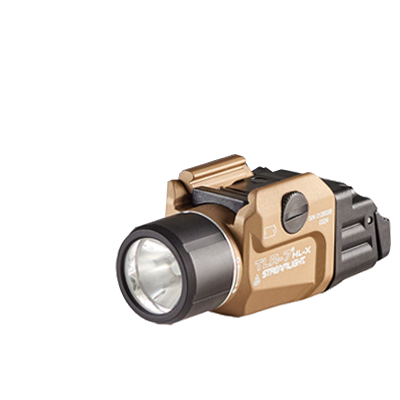 Streamlight TLR-7 HL-X USB multi-fuel rail-mounted light with interchangeable rear paddle switches.