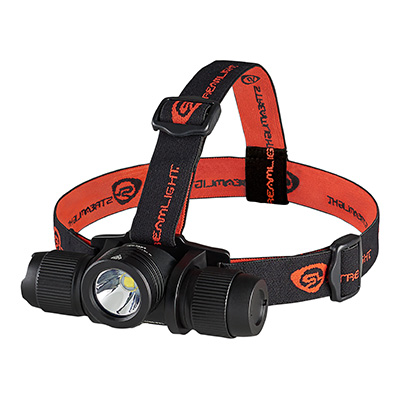 Streamlight ProTac 2.0 Headlamp with USB rechargeable design, offering 2000 lumens and a wide beam for maximum illumination.