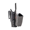 Side view of Safariland IncogX IWB Holster for S&W M&P 2.0 with Light, shown with over-the-belt clips, suede-wrapped body, and red-dot optic compatibility