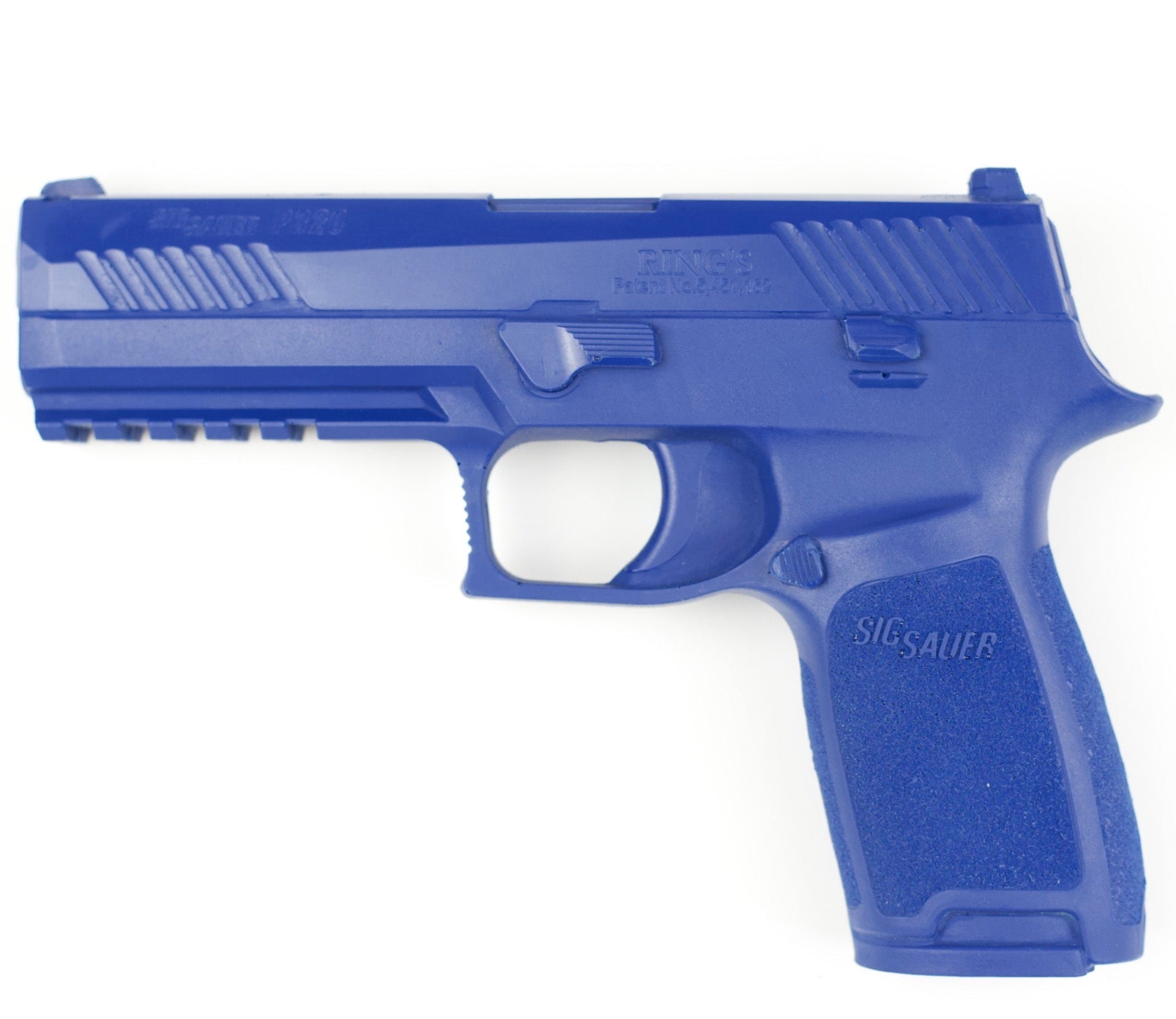 Blue Training Guns by Rings: Sig Sauer P320 Replica - Your Ultimate Realistic Shooting Practice Tool