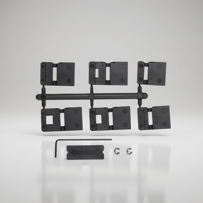 Set of Streamlight 69177 TLR-7/TLR-8 Key Kit with Rail Locating Keys and Tools on a gray background