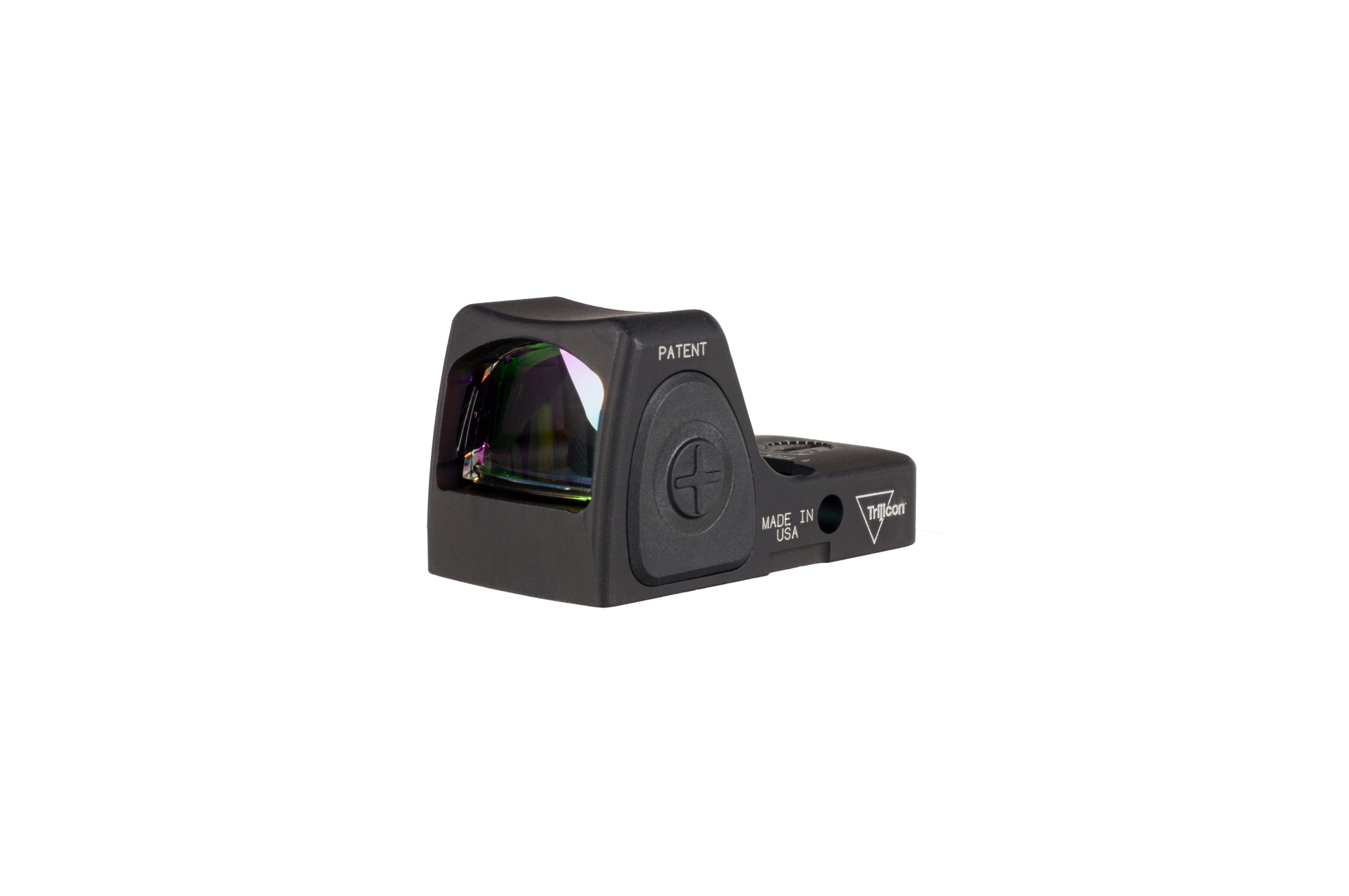 Trijicon RMRcc Red Dot Sight featuring low-profile design and easy-to-use buttons for concealed carry.