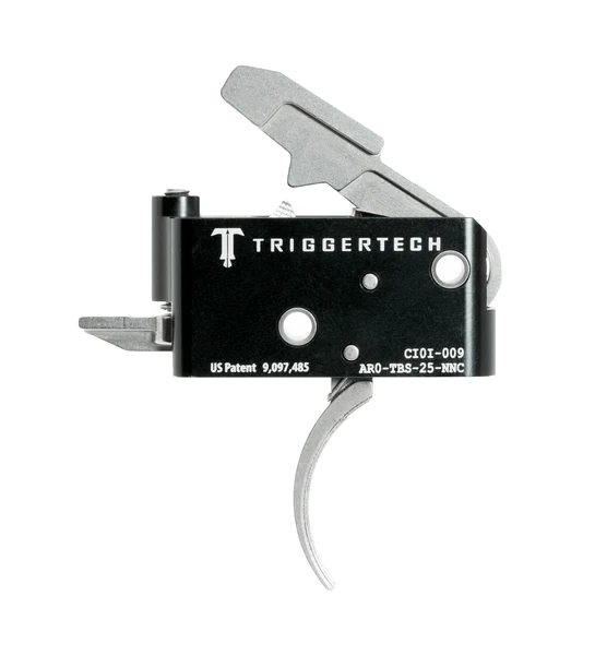 TriggerTech AR15 Two-Stage Adaptable Trigger with Frictionless Release technology and sub 0.030'' tactical reset.