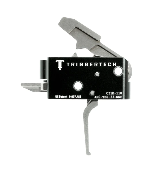 TriggerTech AR15 Two-Stage Competitive Trigger with Frictionless Release technology for precision shooting.