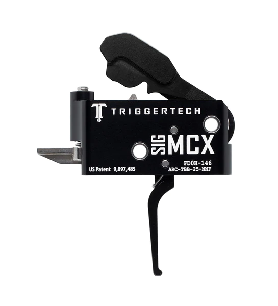 TriggerTech SIG MCX Two-Stage Adaptable Trigger showcasing innovation and precision for competitive shooters.