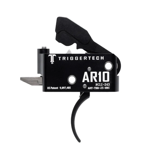 TriggerTech AR10 Two-Stage Adaptable Trigger featuring Frictionless Release technology for precise shooting performance.
