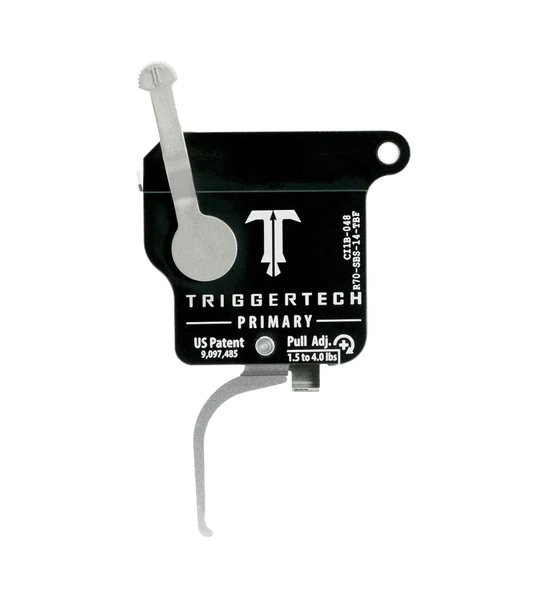 TriggerTech Remington 700 factory single-stage primary trigger showcasing Frictionless Release technology for enhanced accuracy.