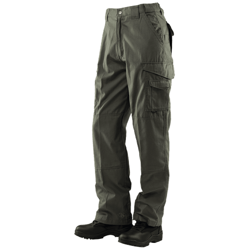 TRU-SPEC 24-7 Original Tactical Pants in OD Green, featuring cargo pockets and reinforced knees for comfort and durability.