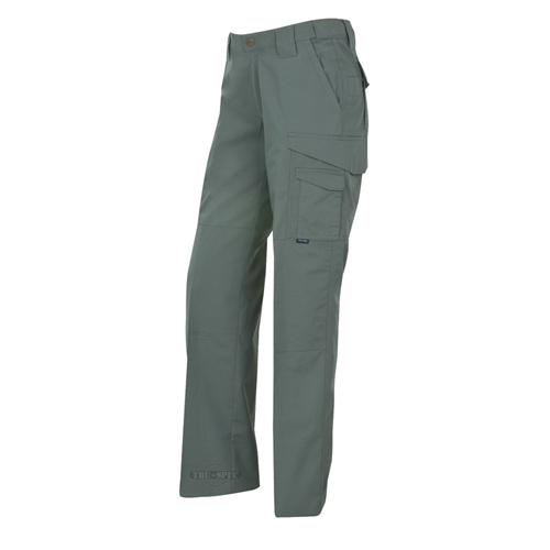 TRU-SPEC 24-7 Women's Original Tactical Pants in green with cargo pockets and a comfortable fit. Perfect for on-duty or off-duty wear.