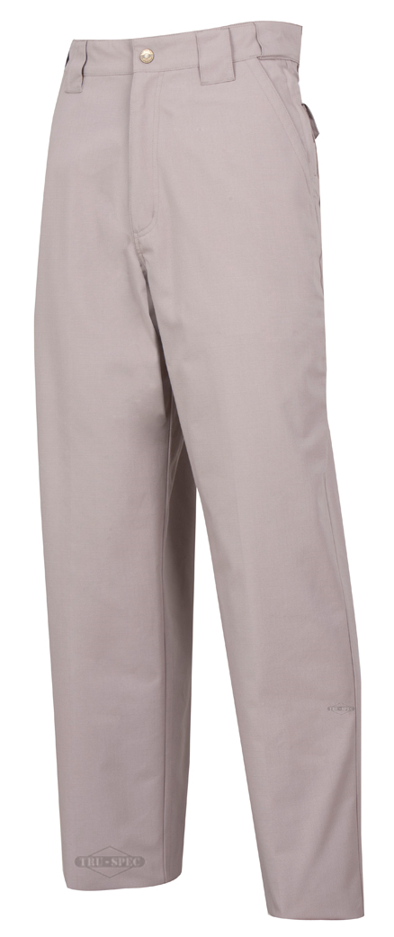 TRU-SPEC 24-7 Classic Pants in light gray, made from durable polyester cotton rip-stop fabric, ideal for versatile wear.