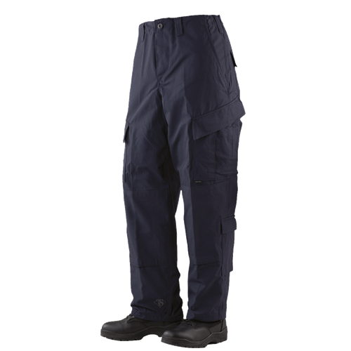 TRU-SPEC Tactical Response Uniform Pants in navy, designed for durability and performance for SWAT and special response units.