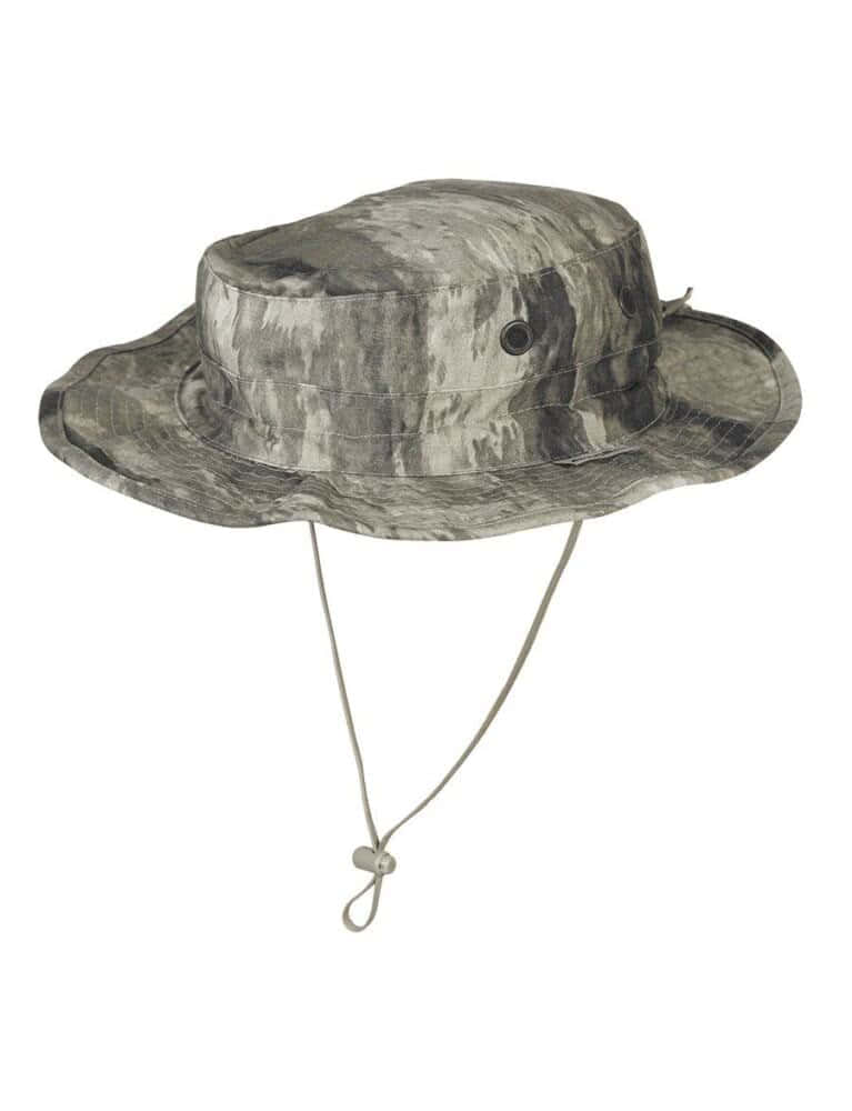 TRU-SPEC Gen-II Adjustable Boonie &#8211; A-TACS AU-X, 50/50 Nylon Cotton Rip-Stop -