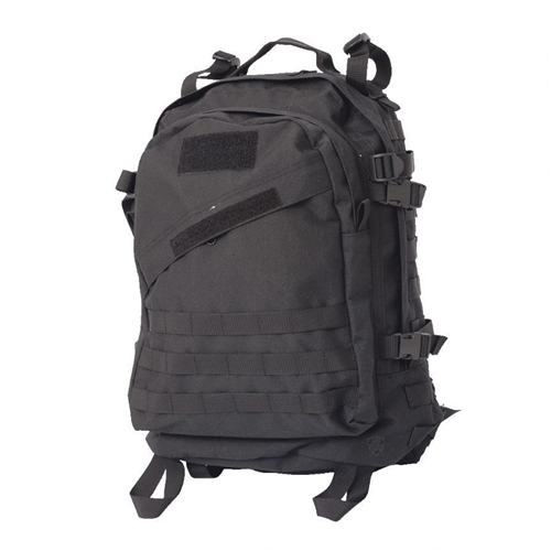 5ive Star Gear GI Spec 3-Day Military Backpack in black, featuring MOLLE webbing and rugged construction for durability.