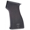 Black US Palm AK Grip featuring ergonomic design and aggressive stippling for enhanced control and comfort.