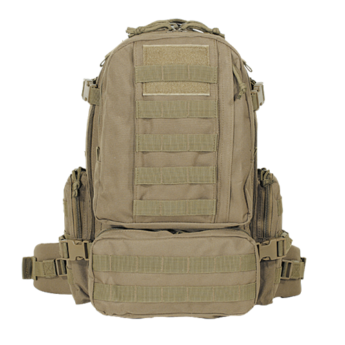 Voodoo Tactical Mini Tobago backpack featuring multiple compartments and a durable design for versatile outdoor use.