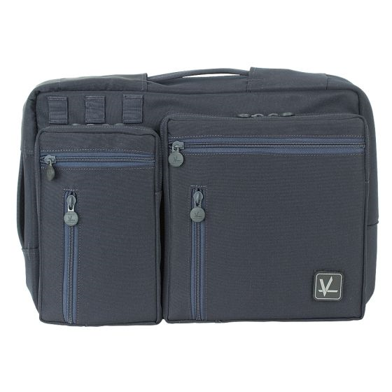 Voodoo Tactical VALOR STANDARD BRIEF PACK with multiple zippered pockets, designed for versatility and professional use.