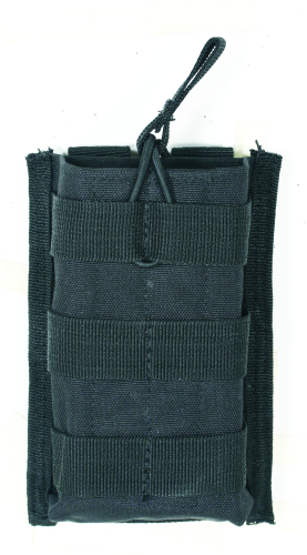 Voodoo Tactical M4/M16 Open Top Mag Pouch with bungee system, ideal for modular tactical setups and accessories.