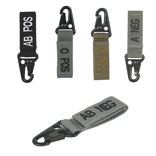 Voodoo Tactical Embroidered Blood Type Tags (A+)