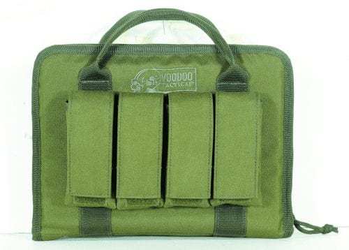 Voodoo Tactical Pistol Case with Magazine Pouches 25-0017 - Range Bags and Gun Cases