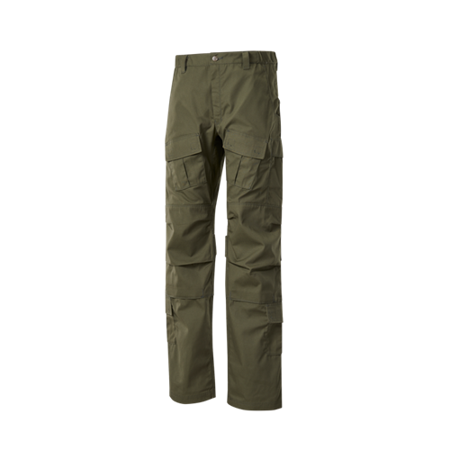 Vertx Pro Recon Pants in olive green, featuring multiple pockets and durable Ripstop fabric for mobility and storage.