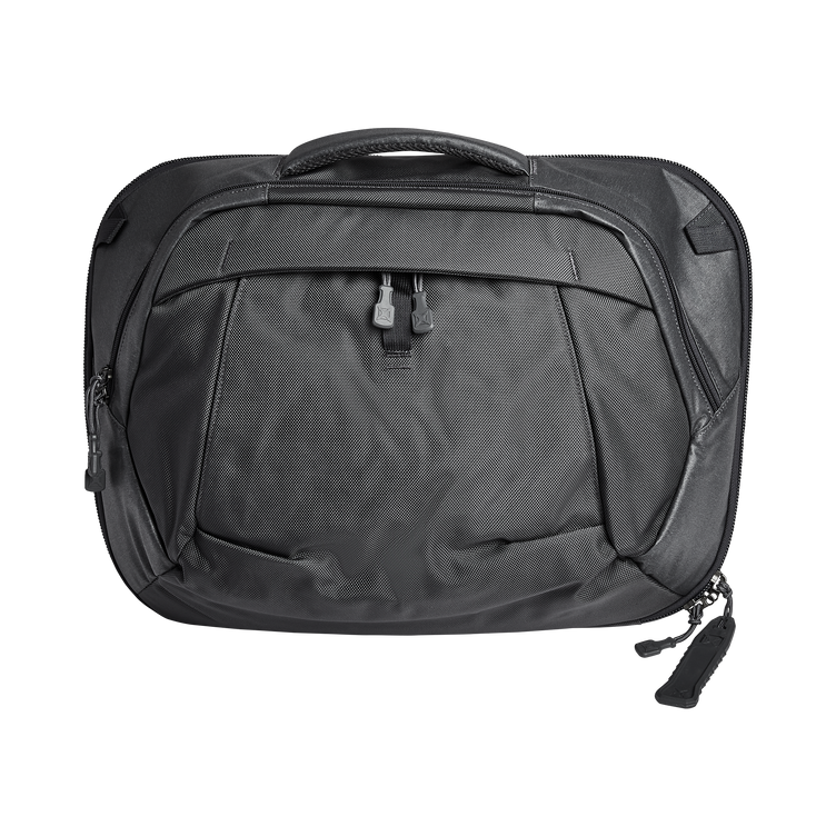 Vertx Pro Keryx ambidextrous convertible bag in sleek black, perfect for daily use and professional settings.