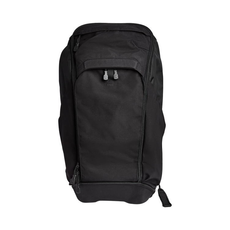 Vertx Pro Basecamp backpack in sleek black, designed for high-capacity gear storage and easy access.