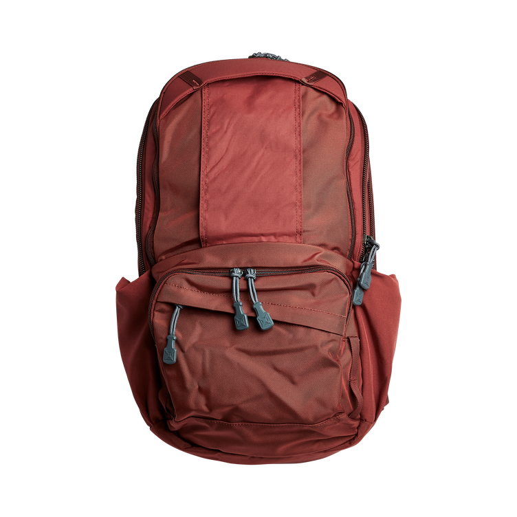 Vertx Pro Readypack in rich red color with multiple storage pockets and sleek design for tactical use.