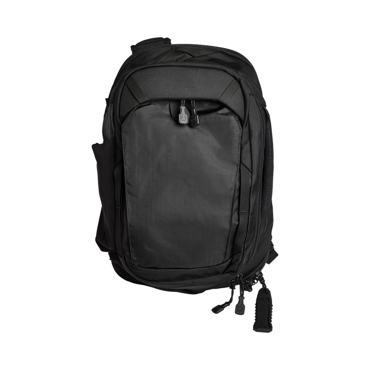 Vertx Pro Transit backpack with easy-access sling design in sleek black, ideal for EDC and versatile environments.