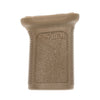 Bravo Company USA Vertical Grip Mod 3-KeyMod in Tan, designed for durability and precision in tactical applications.