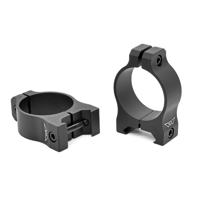 Warne Scope Mounts Vapor 30mm low matte scope rings for enhanced shooting performance and stability.