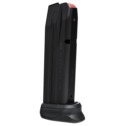 Walther PPQ magazine for M2 and M1 Classic, 9mm, 10-round capacity, featuring anti-friction coating.