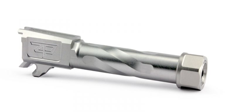 Zaffiri Precision threaded stainless barrel for Sig Sauer P365, designed for high accuracy and performance upgrade.