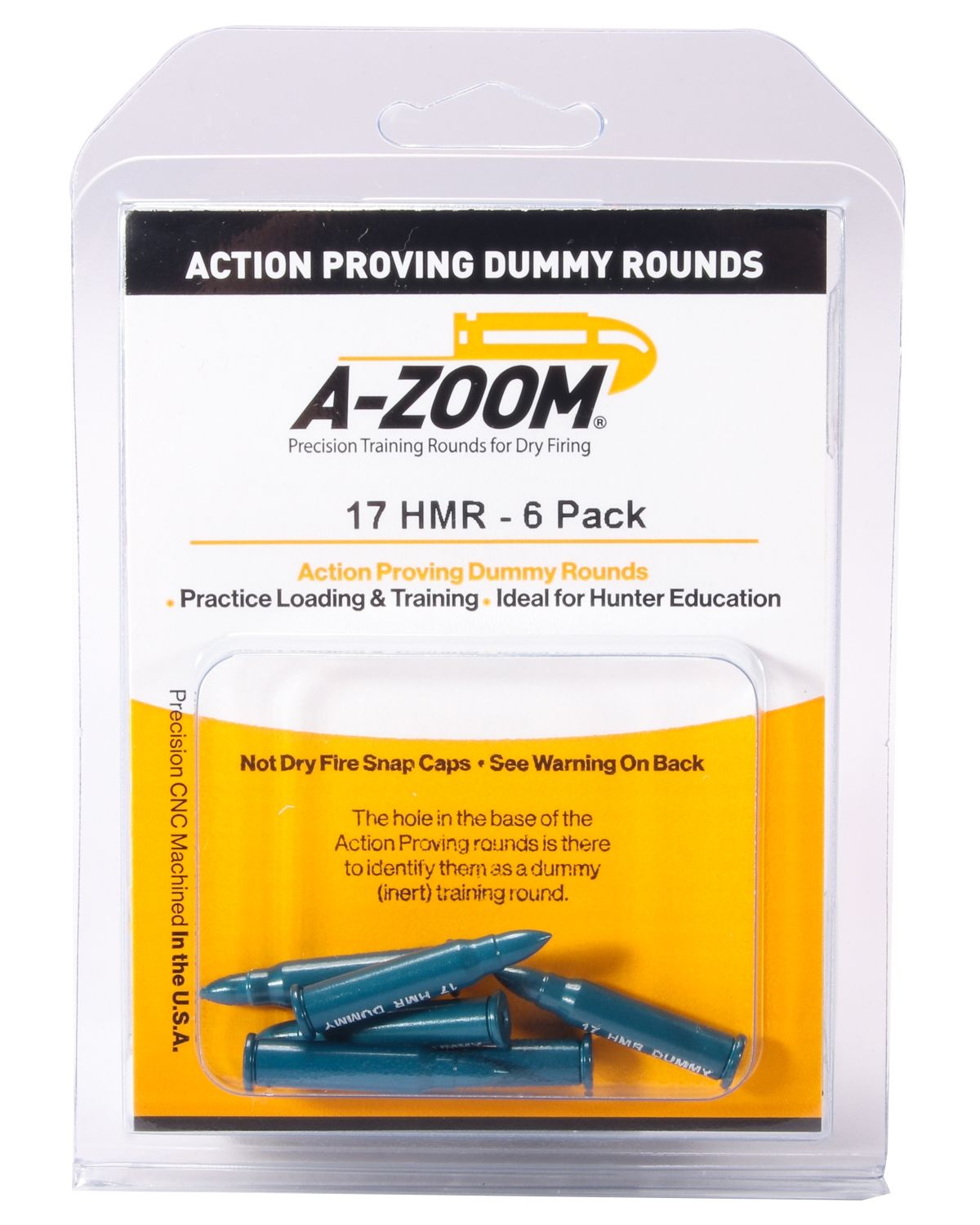 A-Zoom Rimfire Action Proving Dummy Rounds for .22 & 17 HMR - WCUniforms
