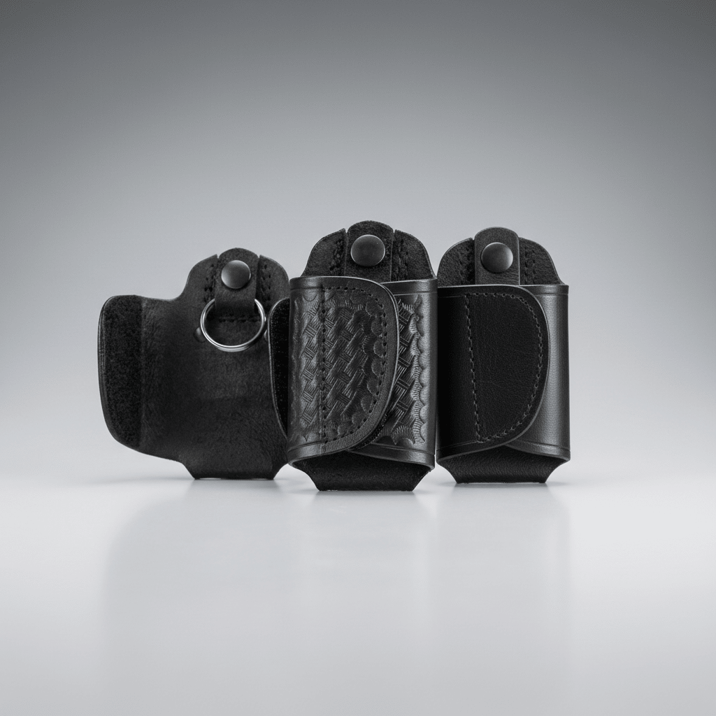 Aker Leather 564 Silent Key Holder with Velcro Flap Closure - WCUniforms
