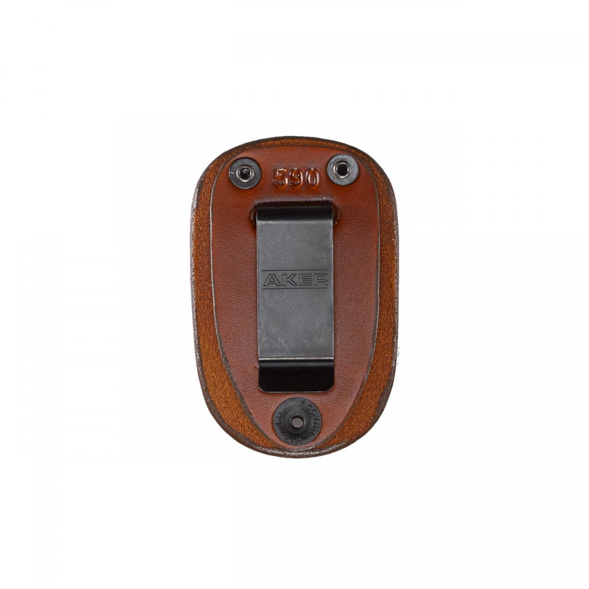 Aker Leather Clip-On Federal Badge Holder 590 - WCUniforms