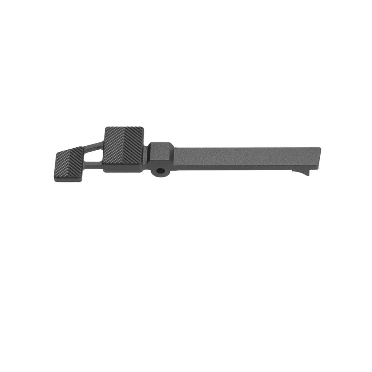 Angstadt Arms 0940 Extended Magazine Release lever in black, designed for easy magazine manipulation on UDP-9 firearms.