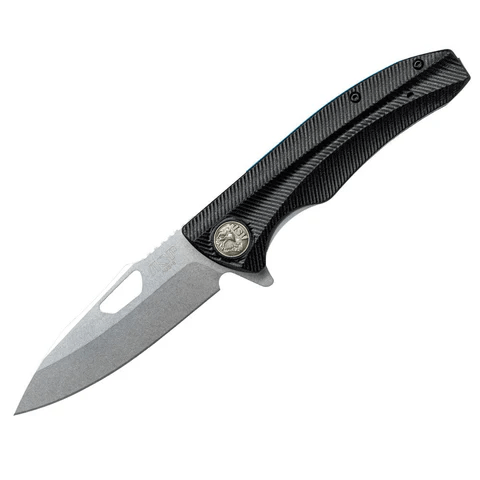 ASP PDK-2S police duty knife with a grooved grip and stonewashed blade, designed for reliable everyday use.