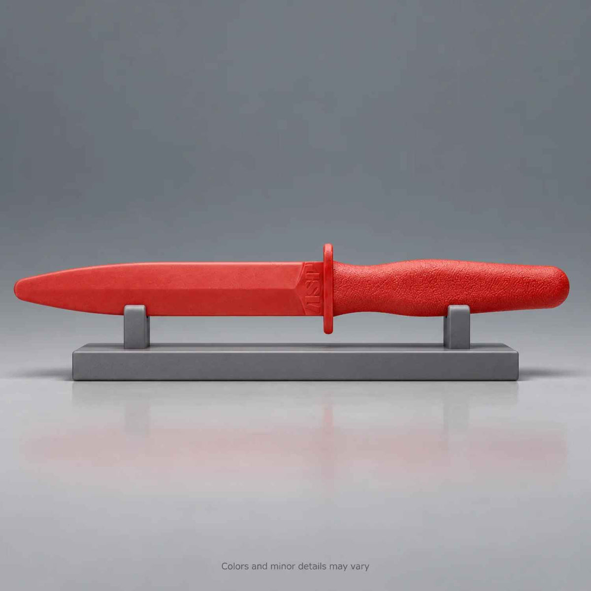 ASP Red Gun Training Knife 57451, 11.5-inch red polymer trainer with rounded edges, front view