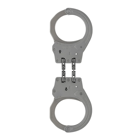 ASP Sentry Hinge Handcuffs with corrosion-resistant stainless steel and smooth swing design for enhanced security.