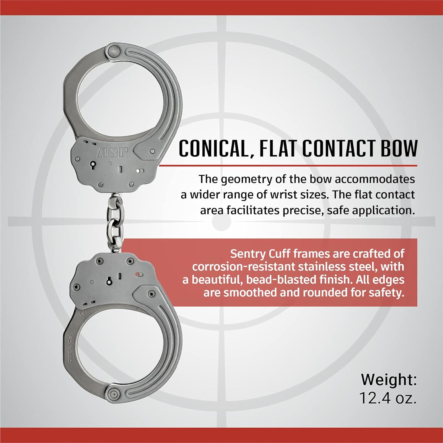 ASP Sentry Stainless Steel Chain Handcuffs 56100 - WCUniforms