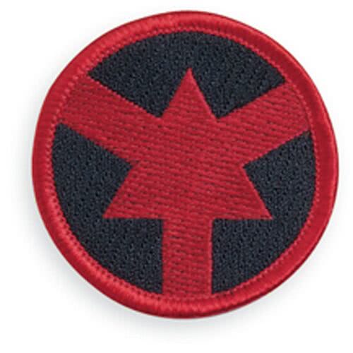 ASP Strike Force Patches – Red, Iron On -