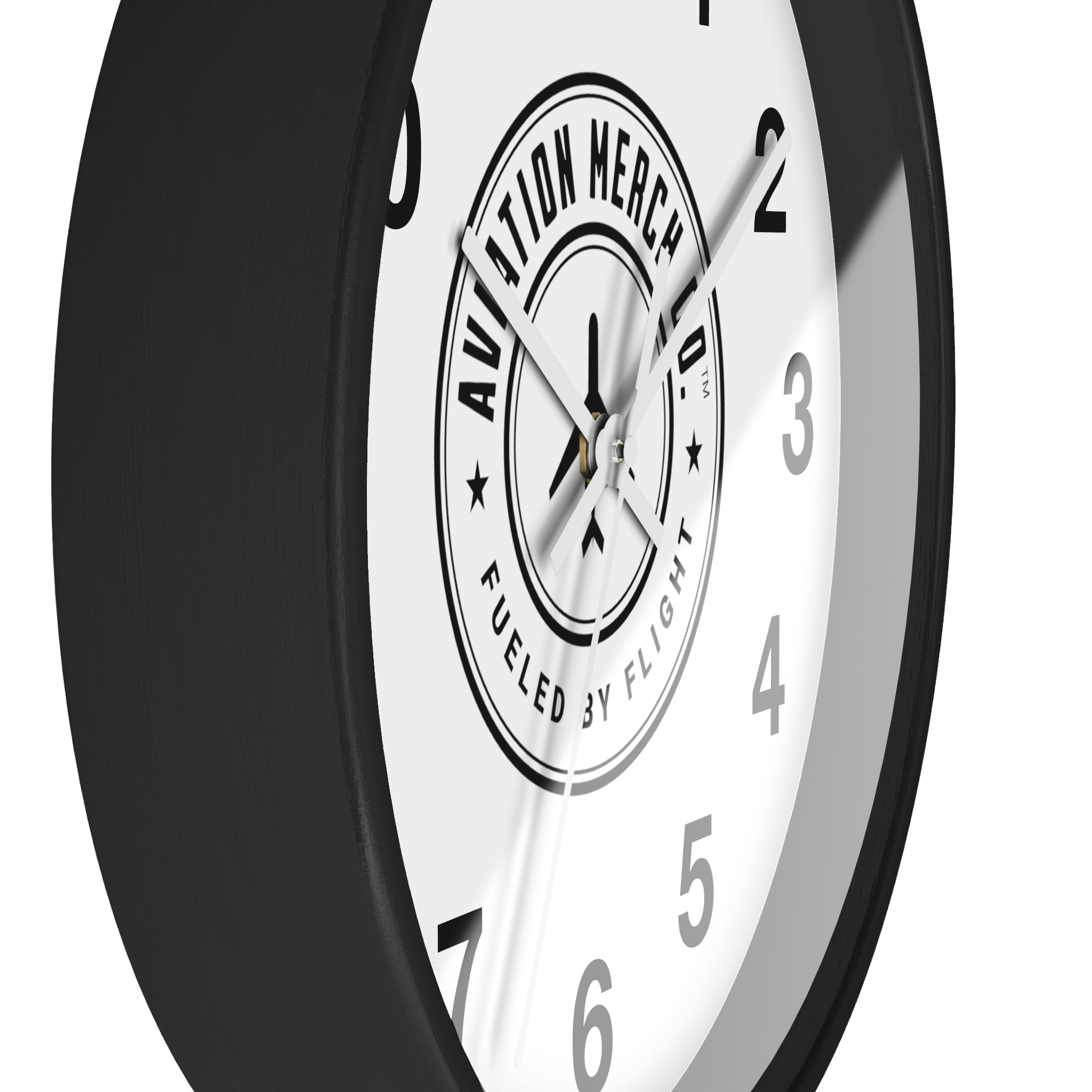Aviation Merch Co. Logo 10" Wall Clock - Various Colors - Home Decor - WCUniforms