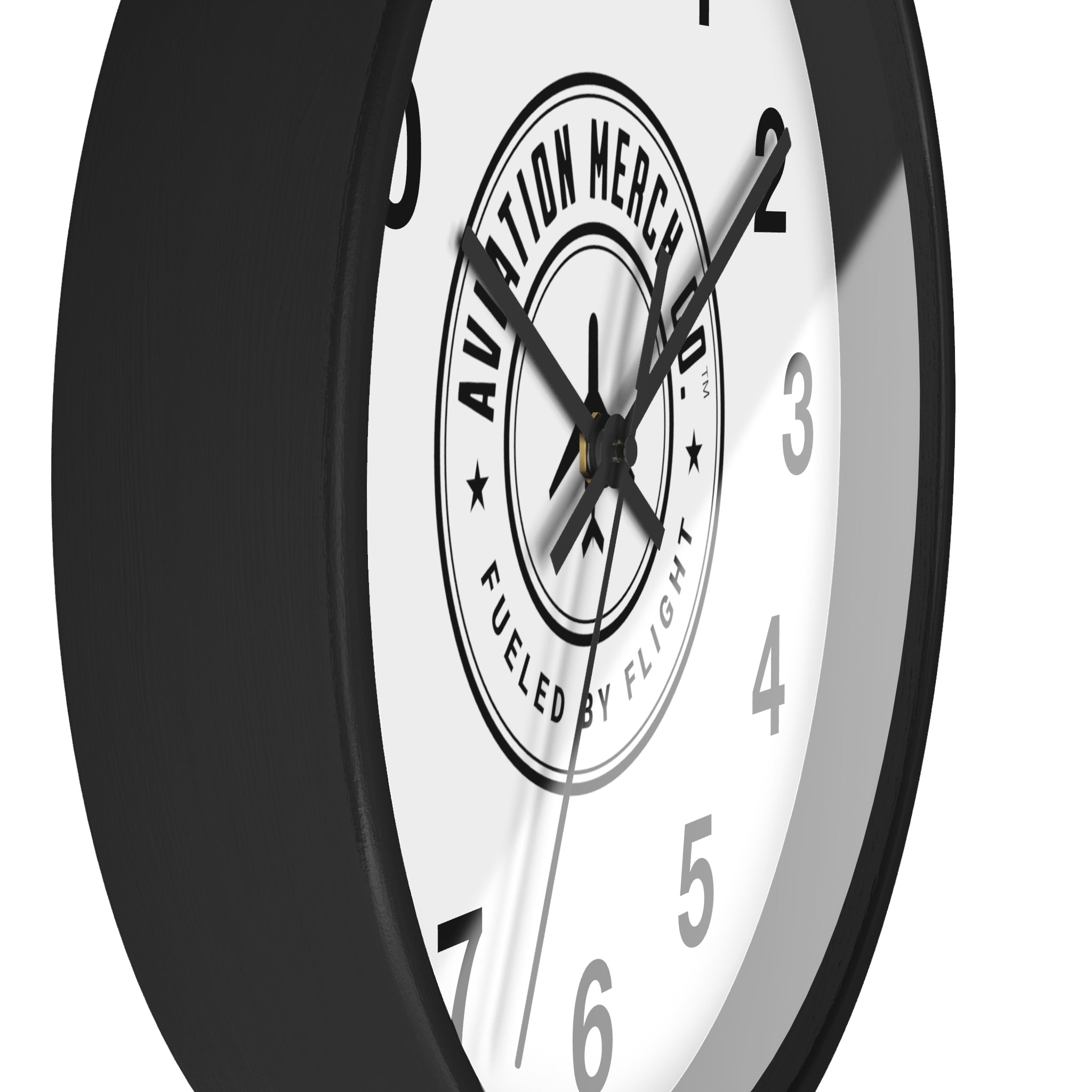 Aviation Merch Co. Logo 10" Wall Clock - Various Colors - Home Decor - WCUniforms