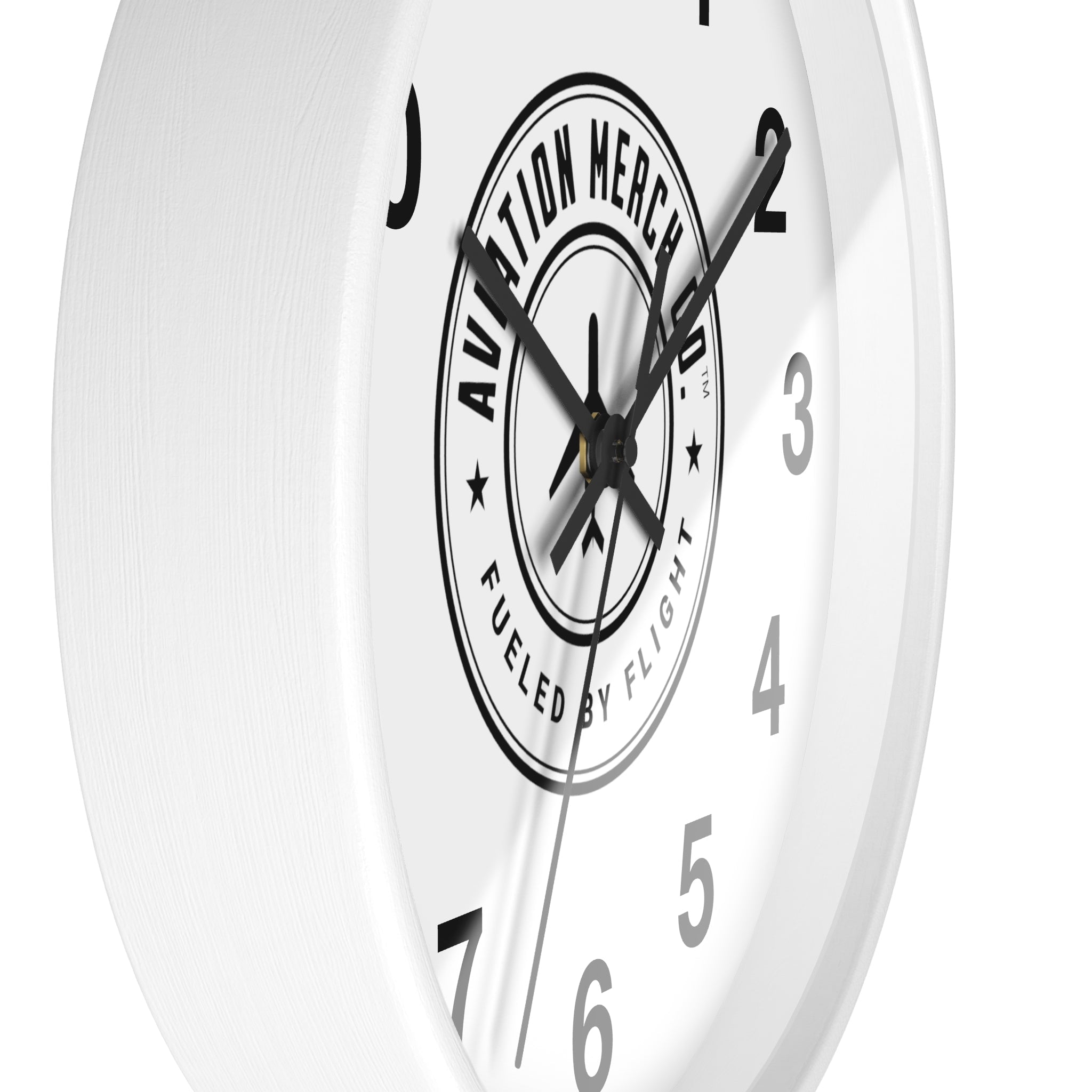 Aviation Merch Co. Logo 10" Wall Clock - Various Colors - Home Decor - WCUniforms