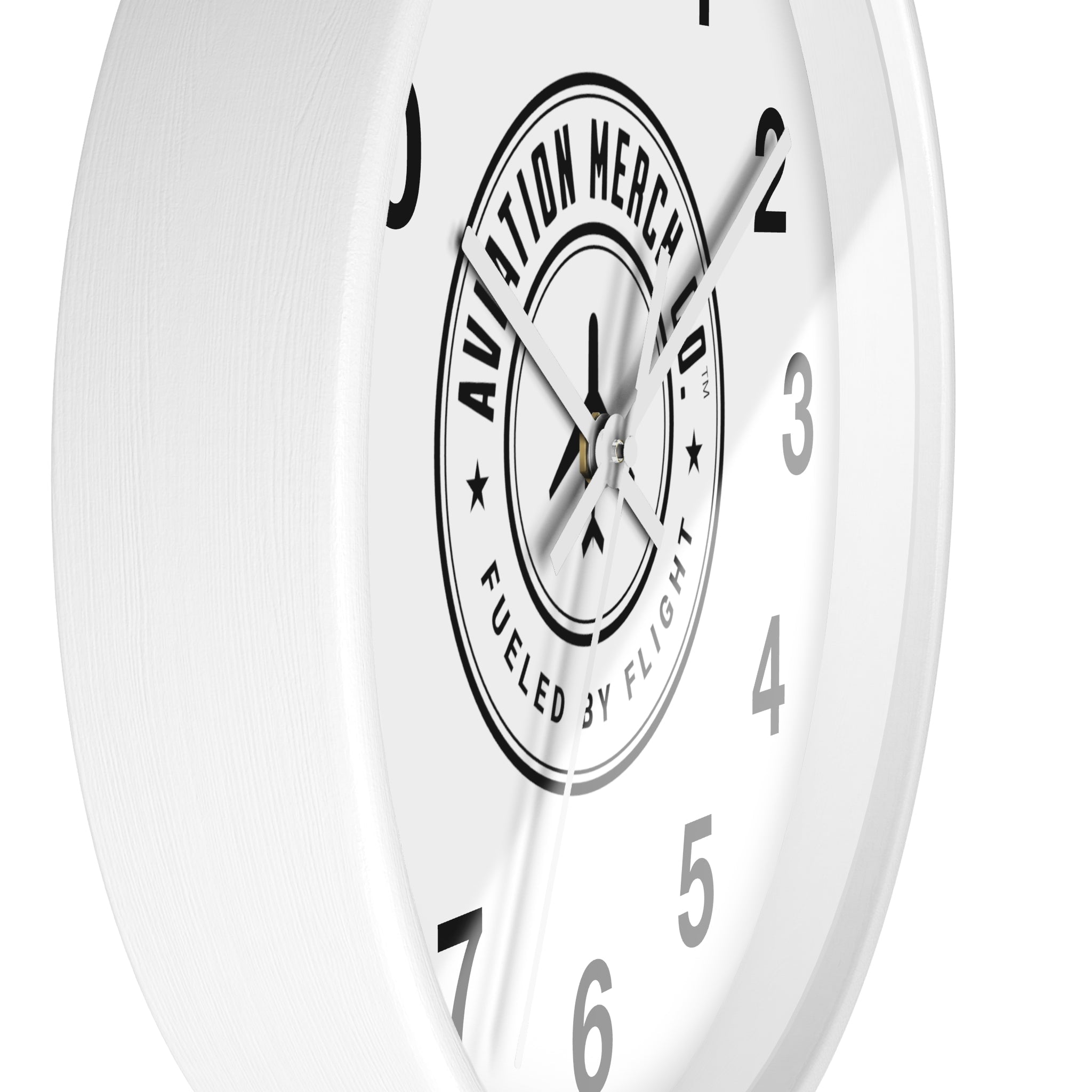 Aviation Merch Co. Logo 10" Wall Clock - Various Colors - Home Decor - WCUniforms