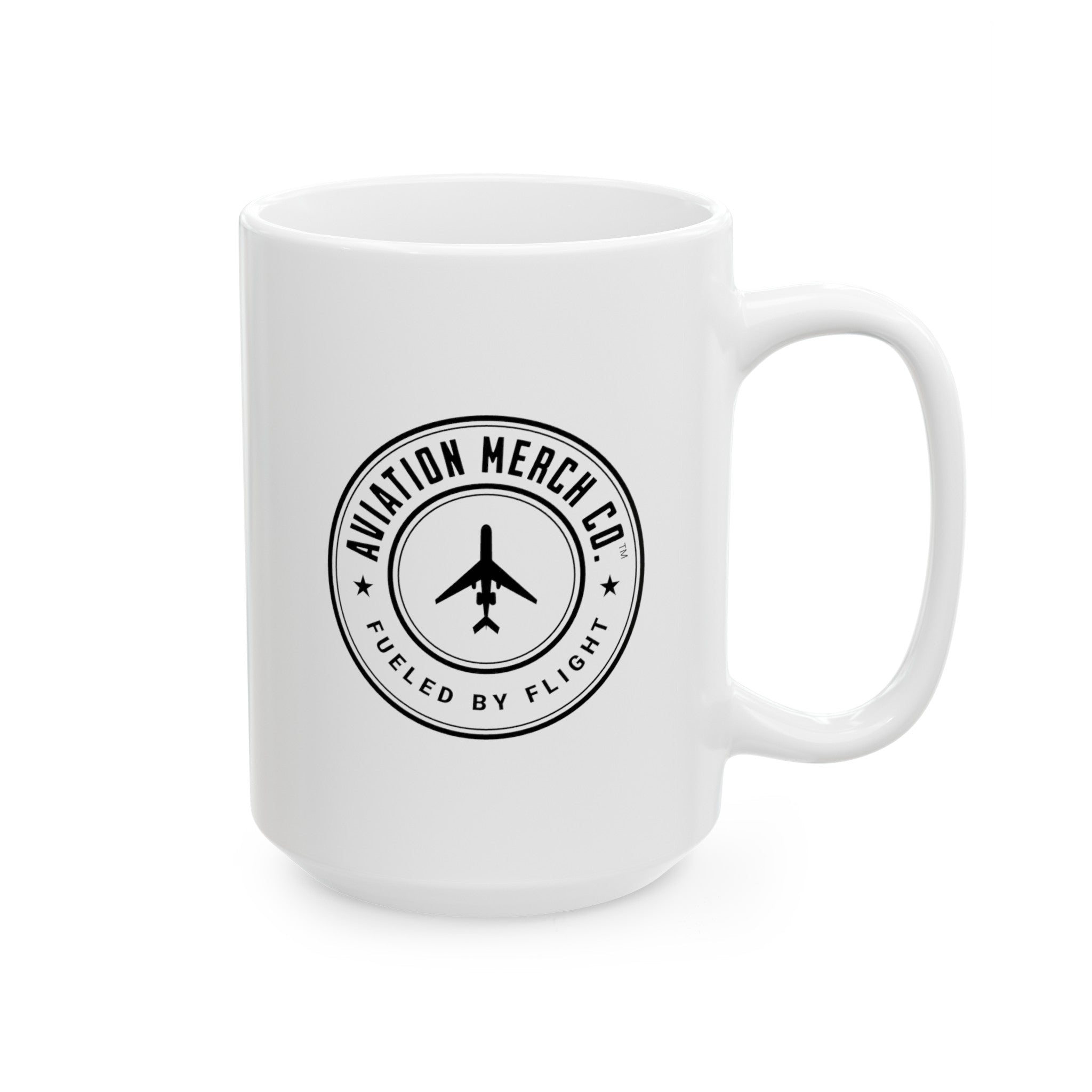 Aviation Merch Co. Logo Ceramic Mug, (11oz, 15oz) - Mug - WCUniforms